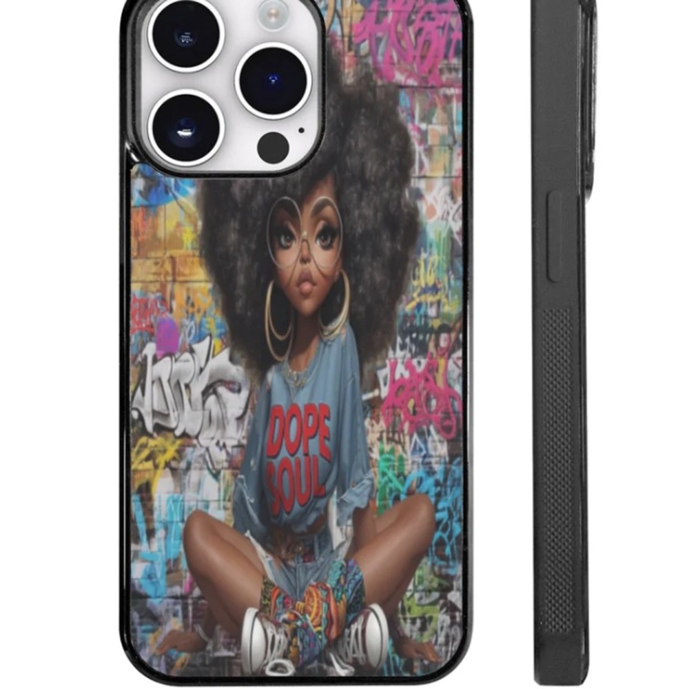 Dope Soul Stylish Graffiti and Black Phone Case Artistic Design iPhone/Samsung